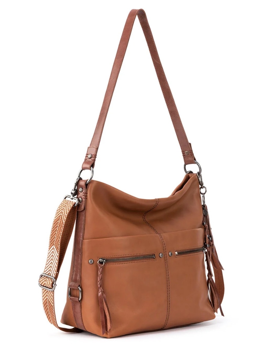 The Sal Ashland Leather Shoulder Hobo bag